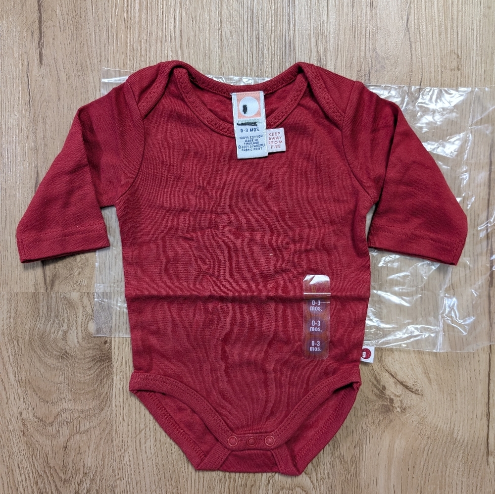 Vintage Gymboree Onesie Burgundy